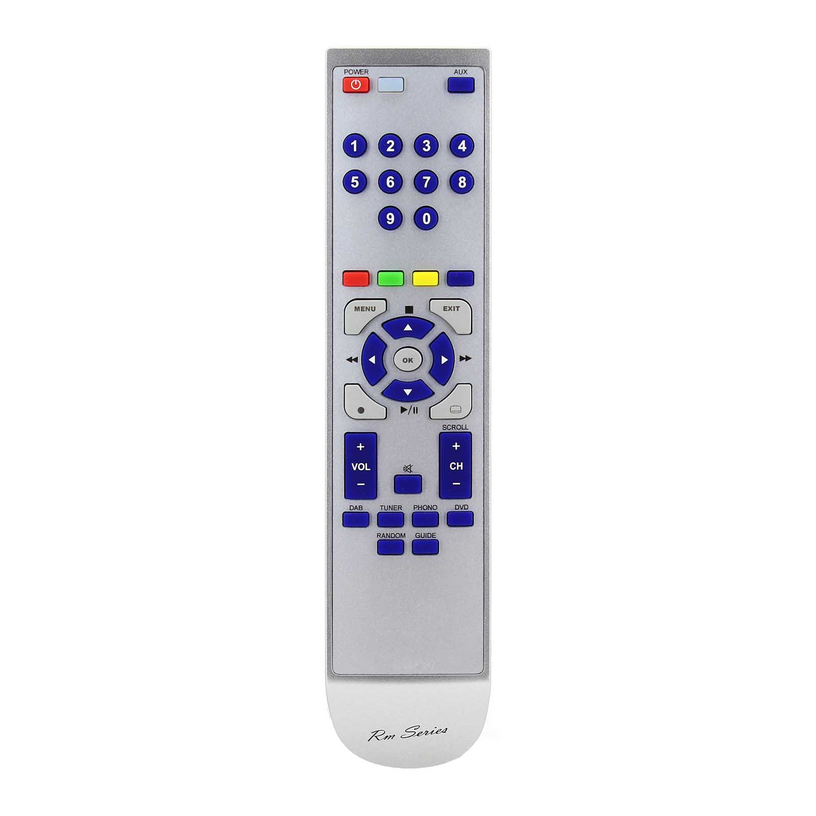RM-Serie Ersatz Fernbedienung kompatibel für ACOUSTIC SOLUTIONS SP111 - Bild 1 von 1